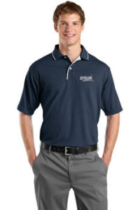 Sport-Tek Dri-Mesh Polo with Tipped Collar and Piping