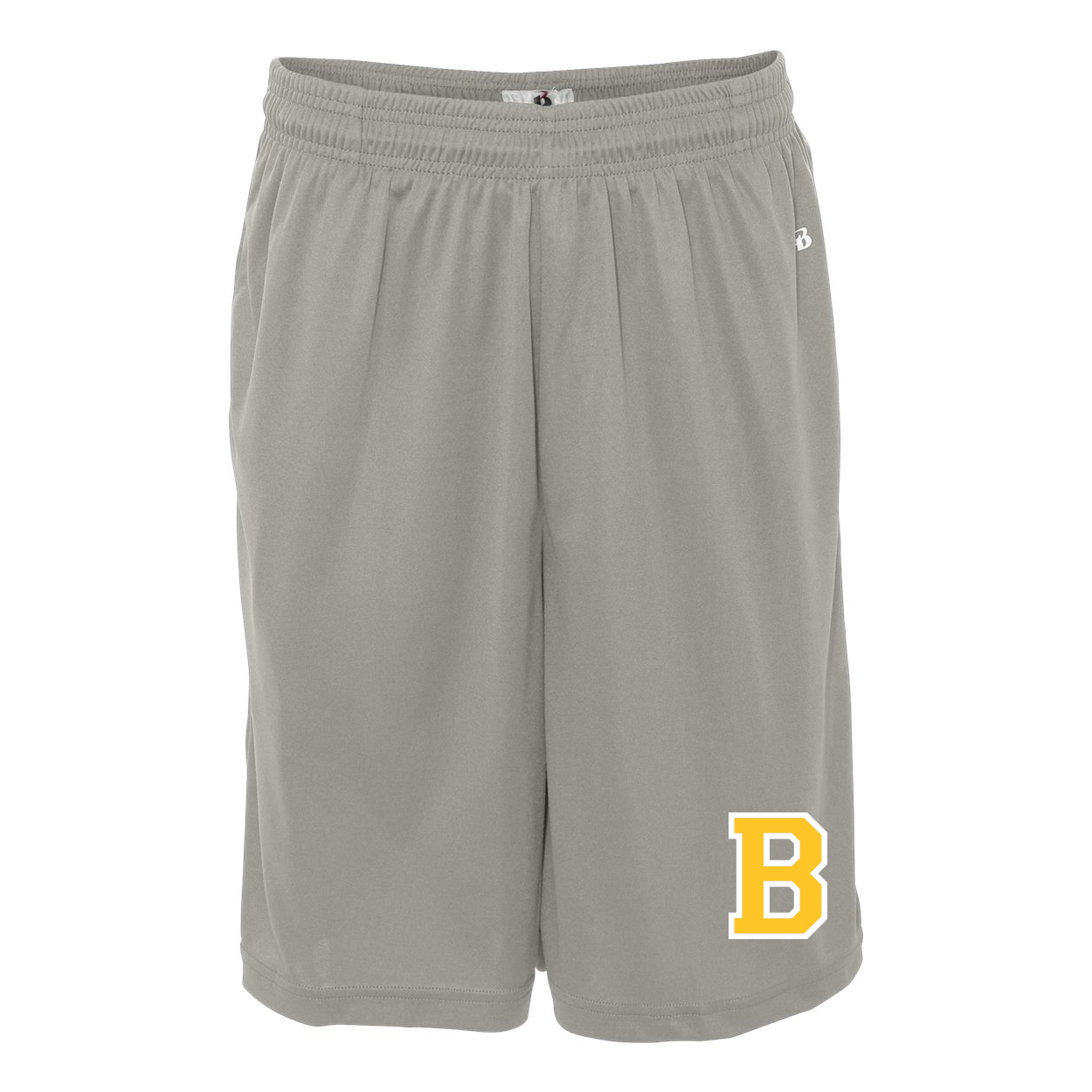 Bonneville Bees-Badger - B-Core Pocketed Shorts - 4119-Silver - Tj Sports