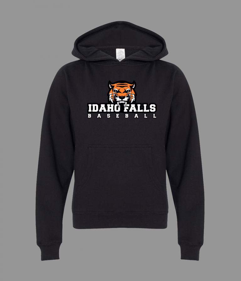 Idaho Falls Baseball Youth Idaho Falls Hoodie Black SS4001Y Tj Sports